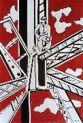 Fernard Leger Builder oil painting